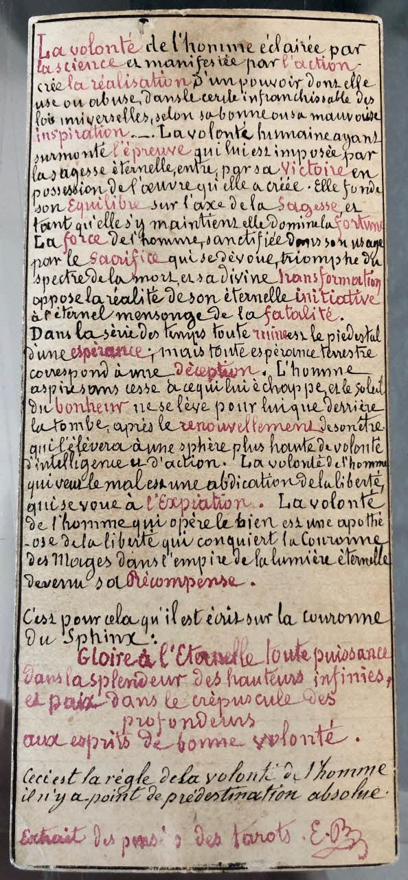 carte avec texte 1977.60.73.2 Photo