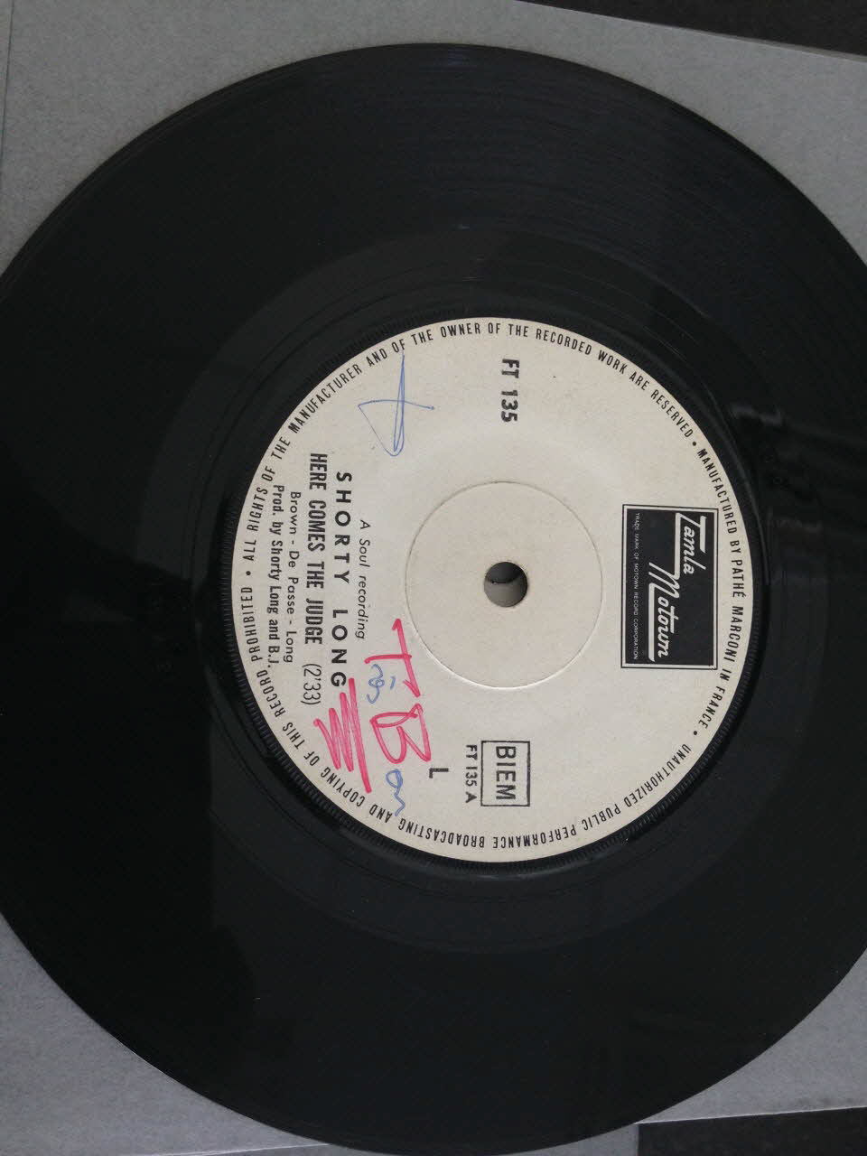 disque 45 tours Sing what you wanna 2001.69.16.3936 Photo