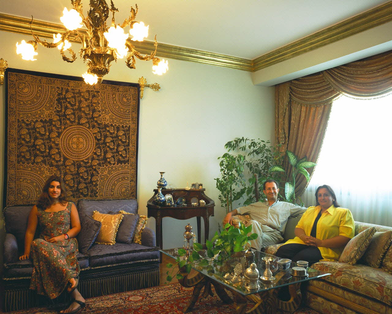 Alain Leloup tirage photographique Alexandrie Famille 14A Alexandrie, Egypte 1997 2018.94.2.102 Photo Collection Mucem  Alain Leloup