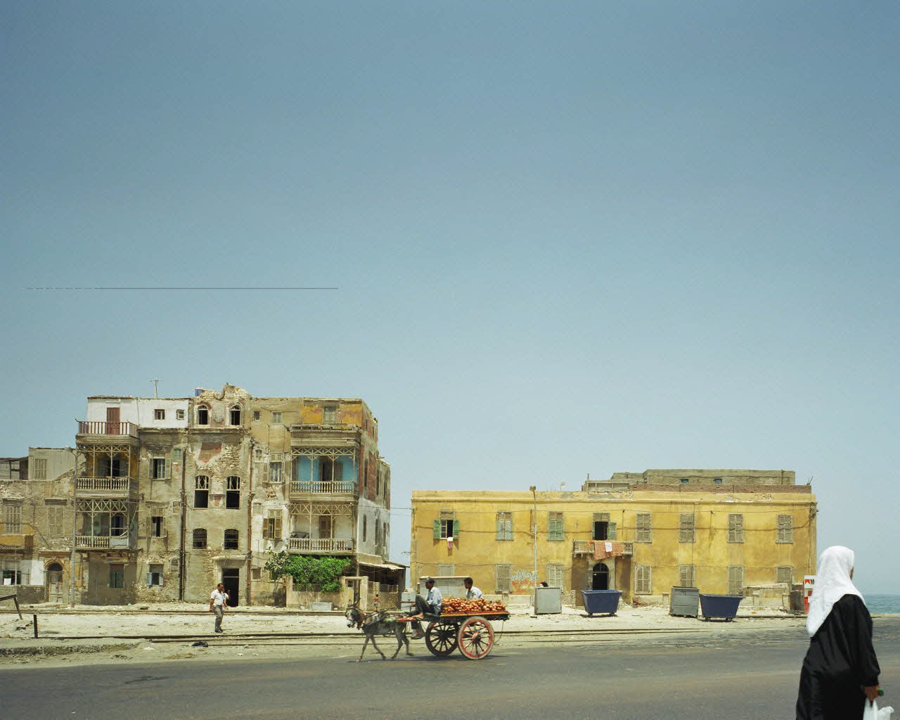 Alain Leloup tirage photographique Alexandrie Paysage 14 Alexandrie, Egypte 1997 2018.94.2.14 Photo Collection Mucem  Alain Leloup