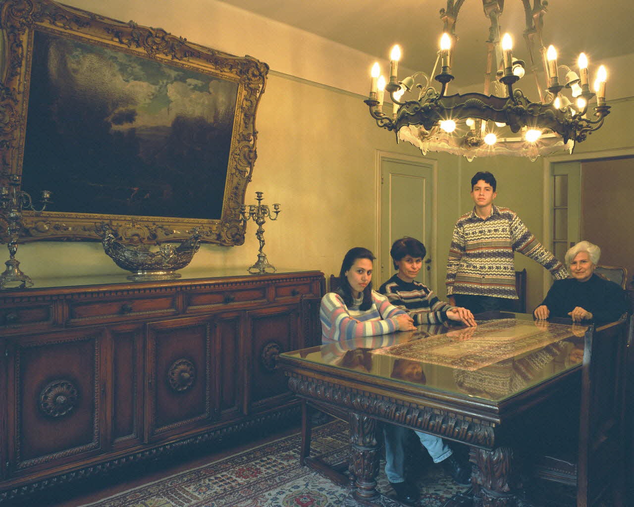 Alain Leloup tirage photographique Alexandrie Famille 3C Alexandrie, Egypte 1997 2018.94.2.46 Photo Collection Mucem  Alain Leloup