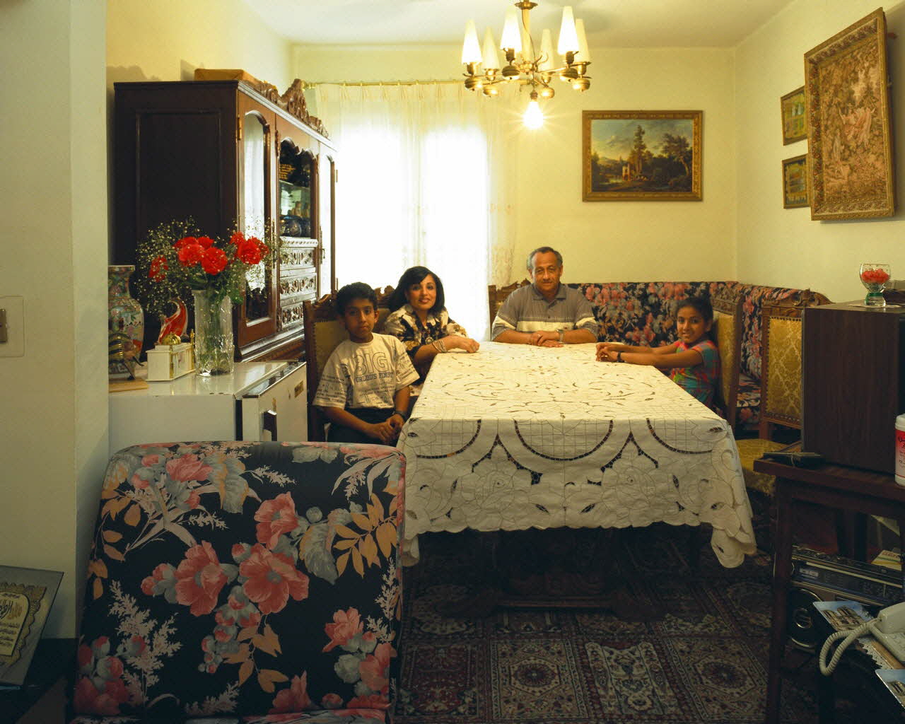 Alain Leloup tirage photographique Alexandrie Famille 6D Alexandrie, Egypte 1997 2018.94.2.62 Photo Collection Mucem  Alain Leloup