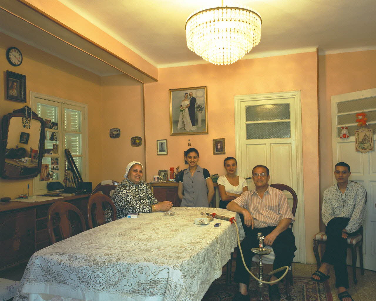 Alain Leloup tirage photographique Alexandrie Famille 7B Alexandrie, Egypte 1997 2018.94.2.65 Photo Collection Mucem  Alain Leloup