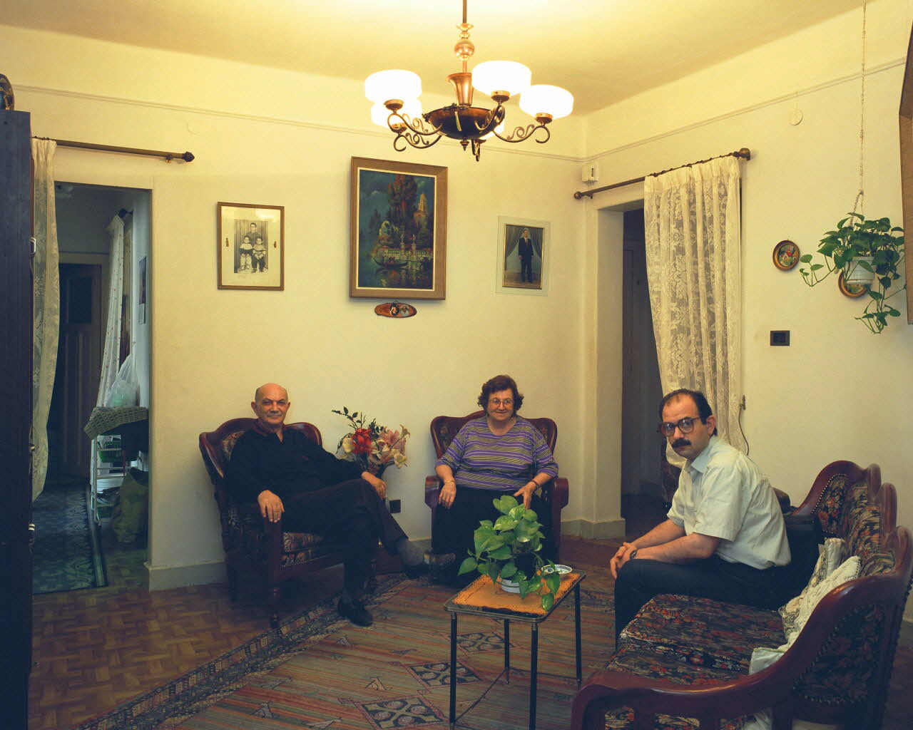 Alain Leloup tirage photographique Alexandrie Famille 8B Alexandrie, Egypte 1997 2018.94.2.70 Photo Collection Mucem  Alain Leloup