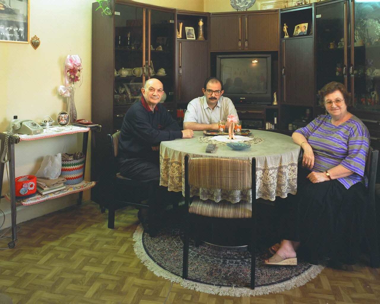 Alain Leloup tirage photographique Alexandrie Famille 8C Alexandrie, Egypte 1997 2018.94.2.71 Photo Collection Mucem  Alain Leloup