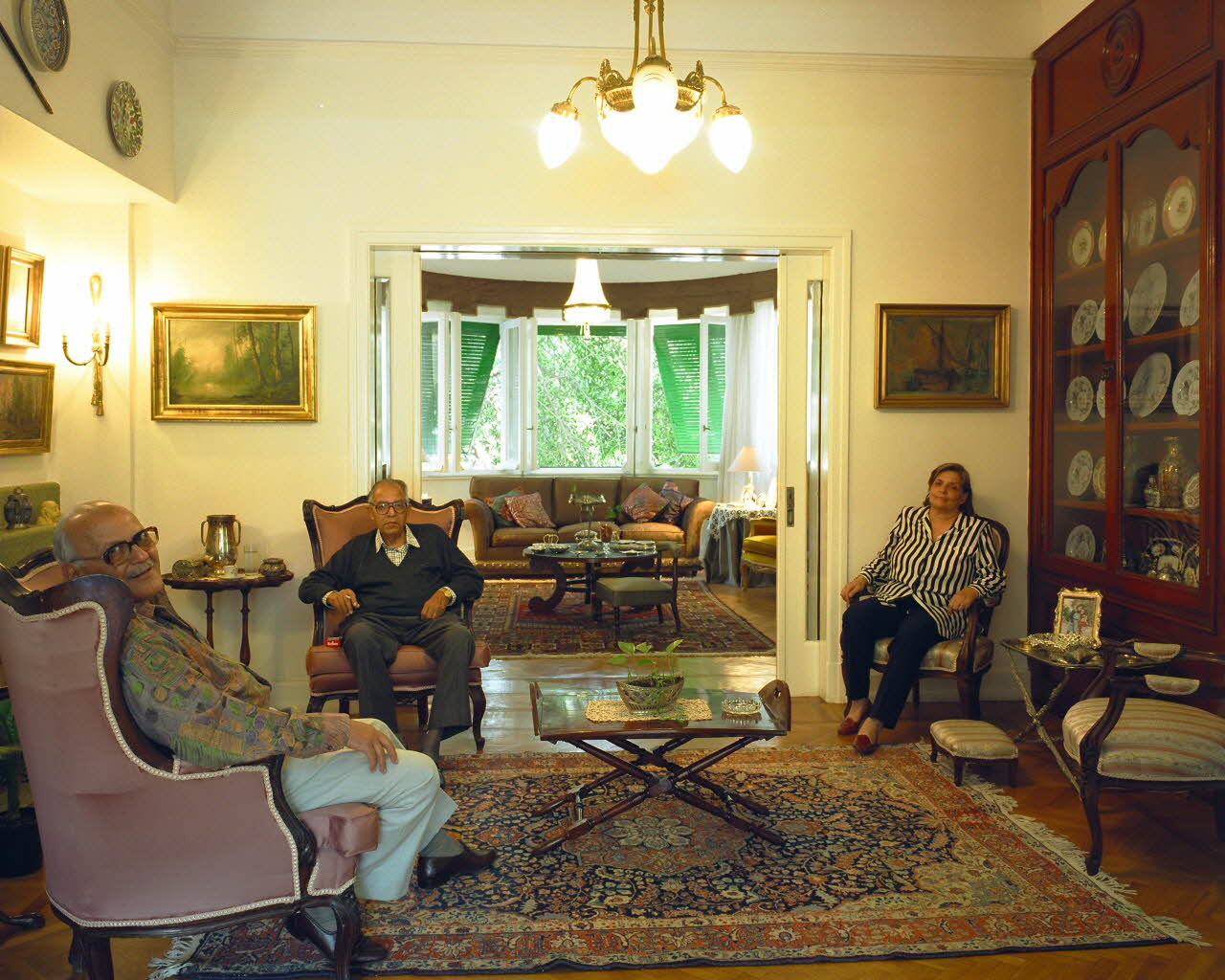 Alain Leloup tirage photographique Alexandrie Famille 9C Alexandrie, Egypte 1997 2018.94.2.77 Photo Collection Mucem  Alain Leloup