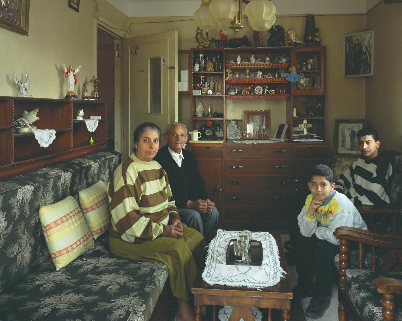 Alain Leloup tirage photographique Alexandrie Famille 11B Alexandrie, Egypte 1997 2018.94.2.84 Photo Collection Mucem  Alain Leloup