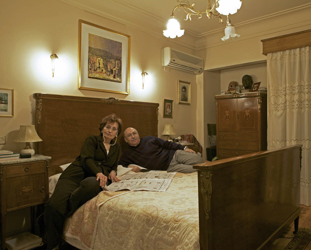 Alain Leloup tirage photographique Alexandrie Famille 12C Alexandrie, Egypte 2009 2018.94.2.90 Photo Collection Mucem  Alain Leloup