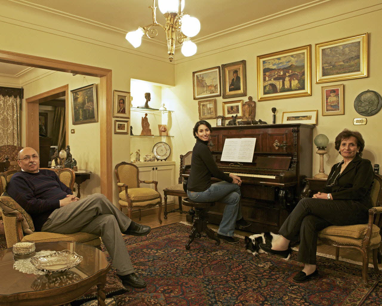 Alain Leloup tirage photographique Alexandrie Famille 12F Alexandrie, Egypte 2009 2018.94.2.93 Photo Collection Mucem  Alain Leloup