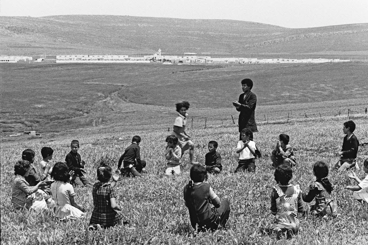Alain Leloup tirage photographique Ecole Algérie 1979 2018.94.1.50 Photo Collection Mucem  Alain Leloup