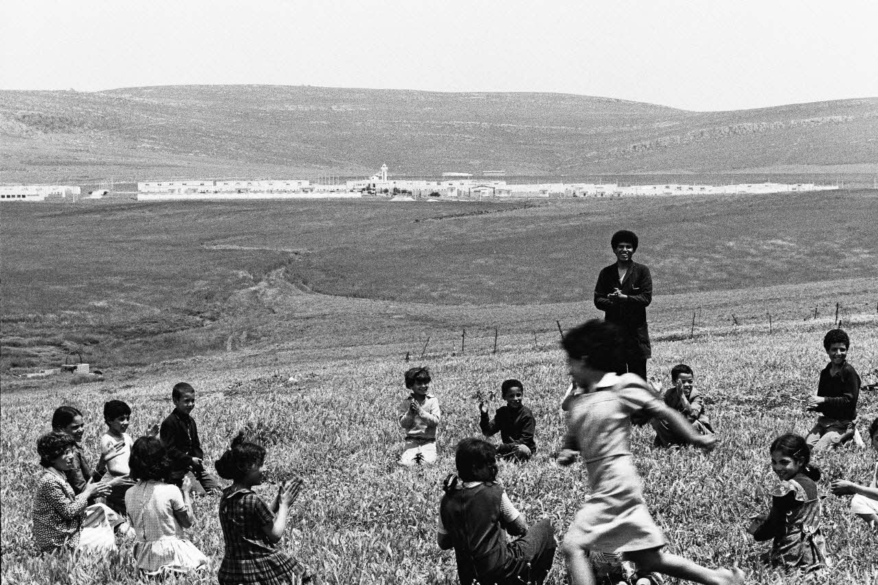 Alain Leloup tirage photographique Ecole Algérie 1979 2018.94.1.51 Photo Collection Mucem  Alain Leloup