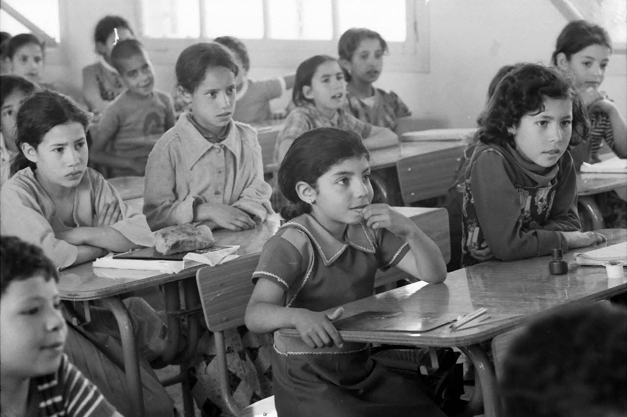 Alain Leloup tirage photographique Ecole Algérie 1979 2018.94.1.54 Photo Collection Mucem  Alain Leloup