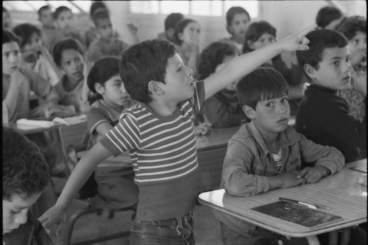 Alain Leloup tirage photographique Ecole Algérie 1979 2018.94.1.55 Photo Collection Mucem  Alain Leloup