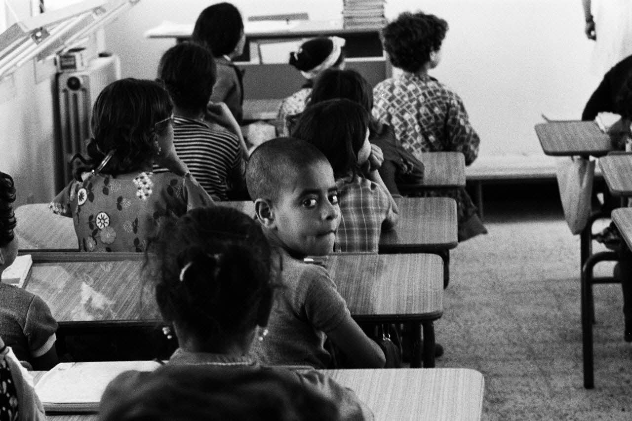 Alain Leloup tirage photographique Ecole Algérie 1979 2018.94.1.56 Photo Collection Mucem  Alain Leloup