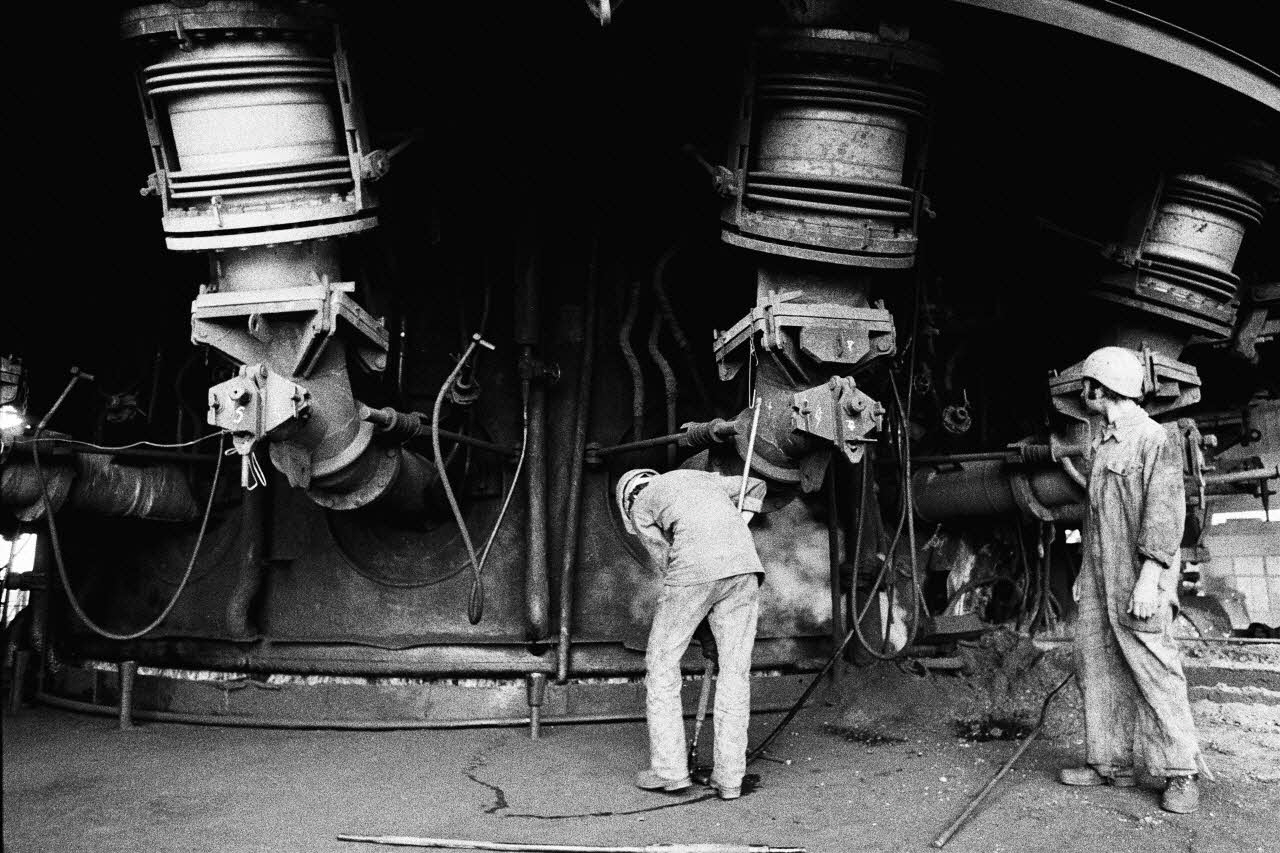 Alain Leloup tirage photographique Usine Annaba, Algérie 1979 2018.94.1.62 Photo Collection Mucem  Alain Leloup