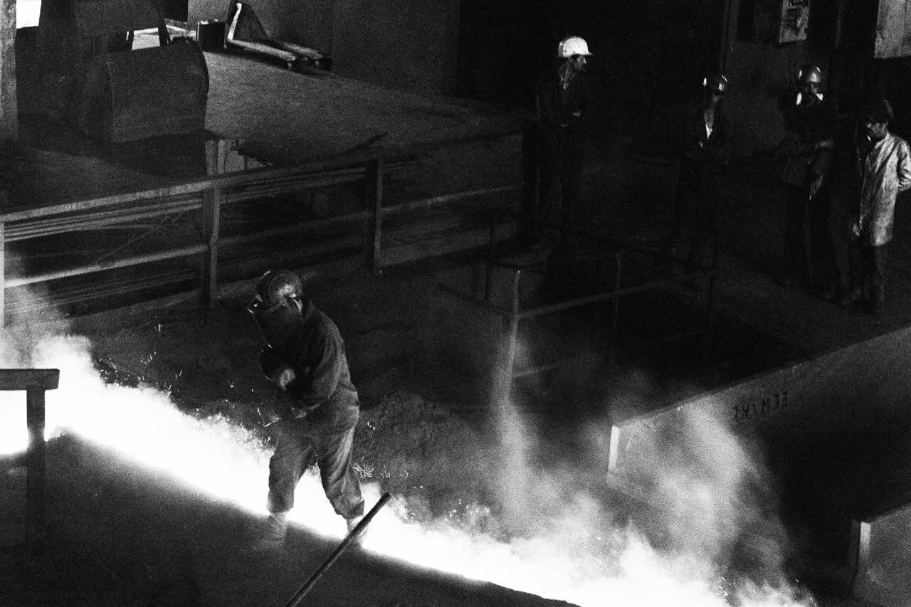 Alain Leloup tirage photographique Usine Annaba, Algérie 1979 2018.94.1.63 Photo Collection Mucem  Alain Leloup