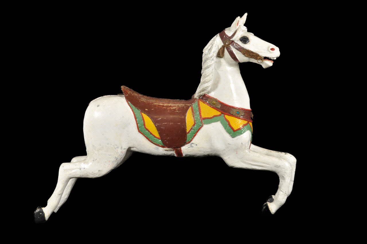 Gustave Bayol SUJET DE MANEGE : CHEVAL Allemagne 1890 1988.6.55.1 Photo Mucem