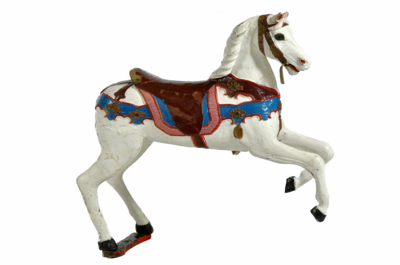 Gustave Bayol SUJET DE MANEGE : CHEVAL Allemagne 1890 1988.6.57 Photo Mucem