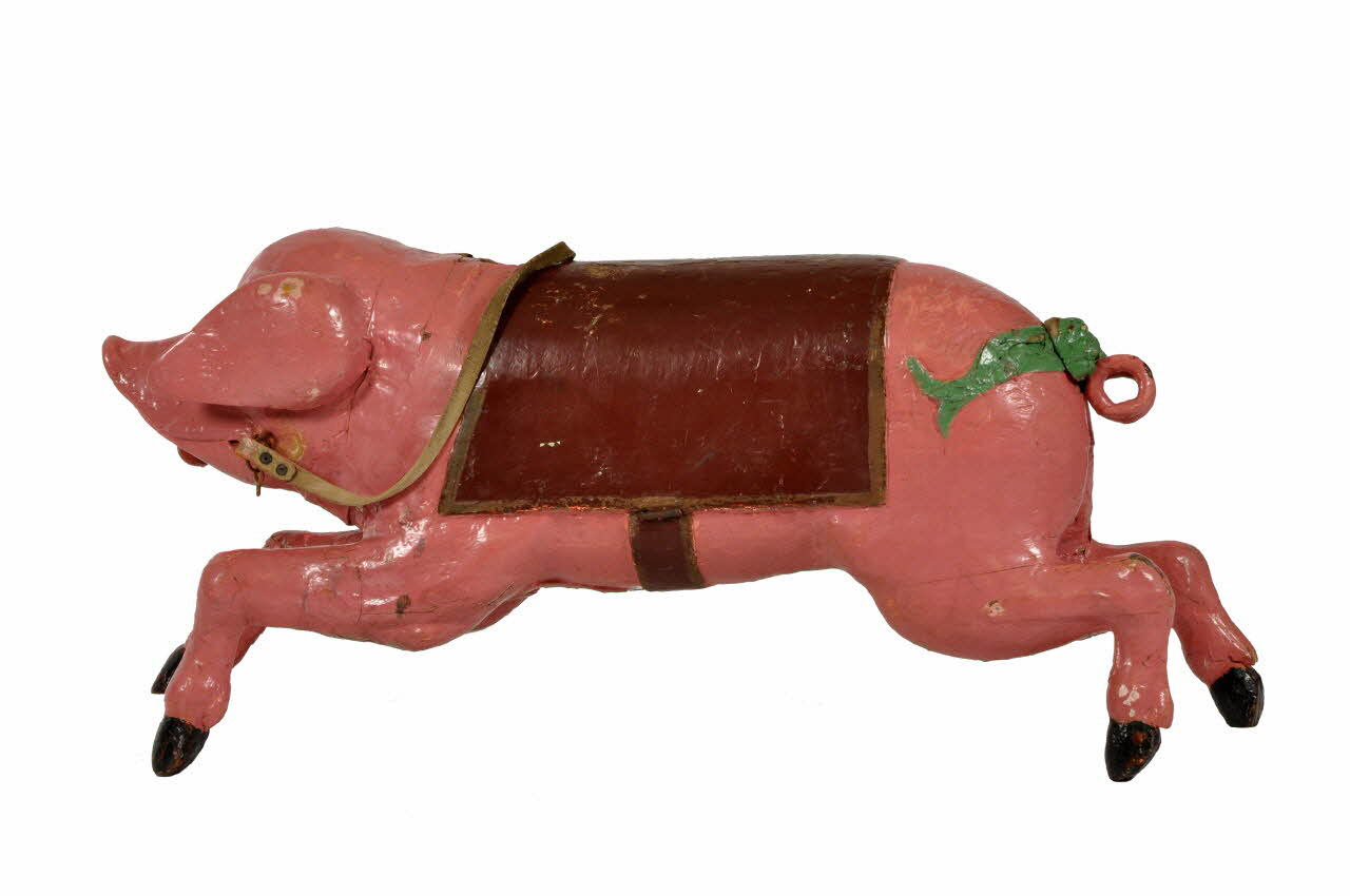 Gustave Bayol SUJET DE MANEGE:COCHON Pays de la Loire, France 1890 1988.6.63.2 Photo Mucem