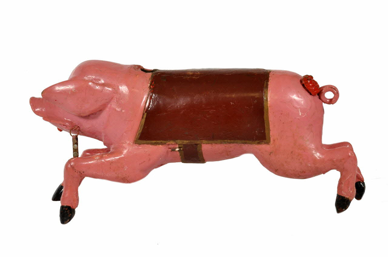 Gustave Bayol SUJET DE MANEGE:COCHON Pays de la Loire, France 1890 1988.6.63.3 Photo Mucem