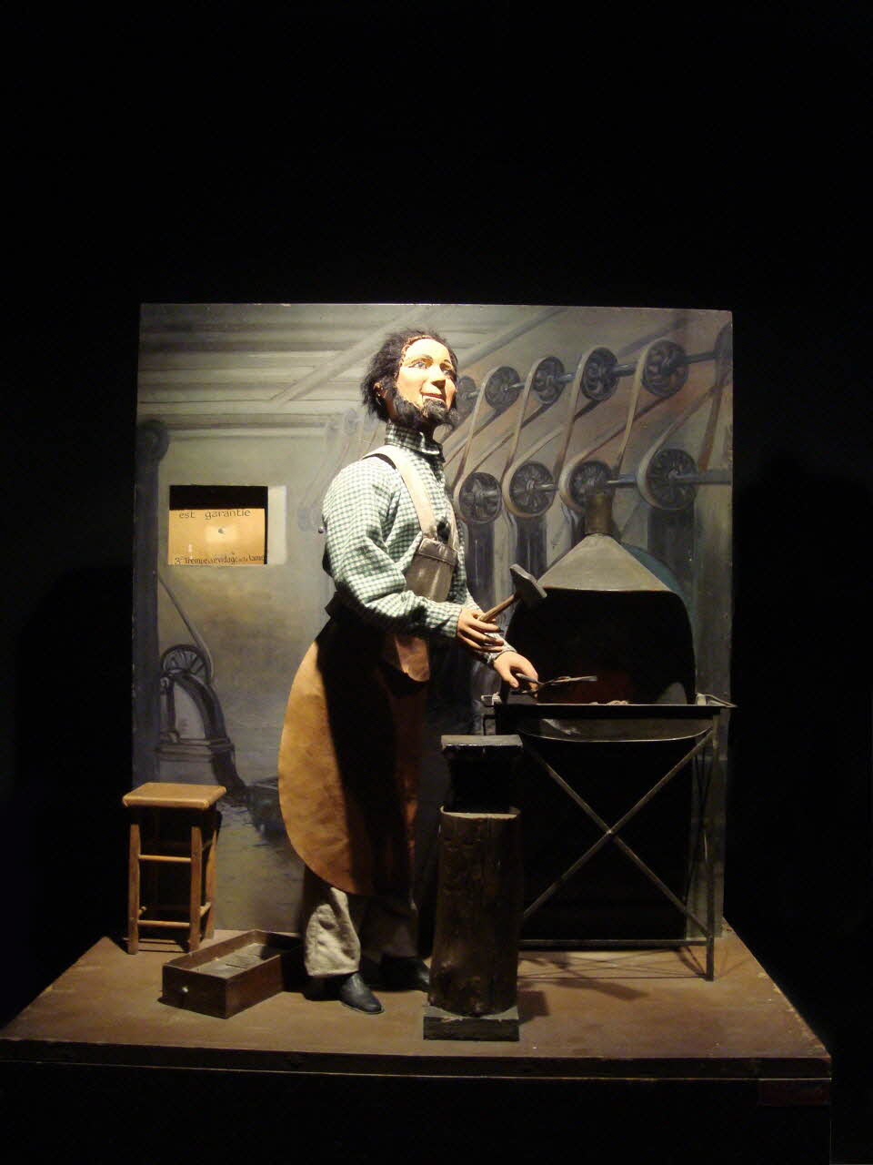 Phalibois automate électrique Forgeron Ile-de-France, France 1915-1920 1985.25.229 Photo Mucem / cliché : Souillac, musée de l'automate