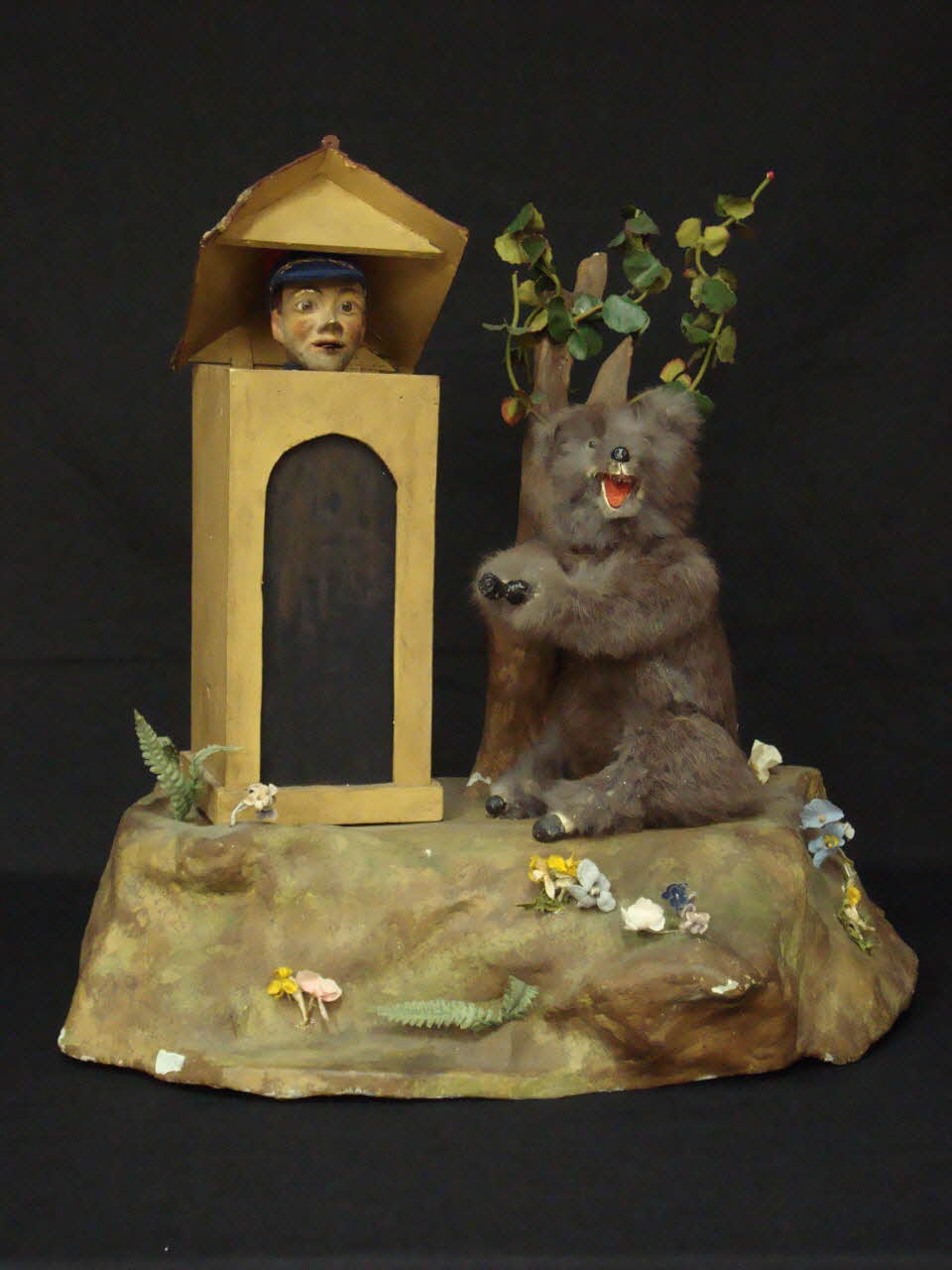 Roullet Decamps automate mécanique Ours sentinelle Ile-de-France, France 1880-1900 1985.25.284 Photo Mucem / cliché : Souillac, musée de l'automate