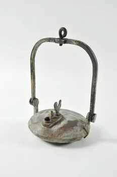 lampe de mineur 1850-1930 1943.6.1 Photo Mucem