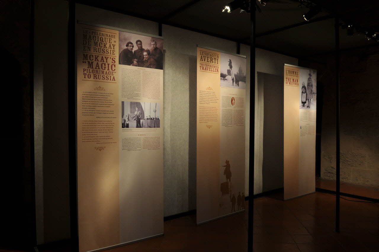Christophe Fouin photographie MuCEM. Exposition. Claude McKay, un écrivain sans frontière. Un Américain à Marseille (6 décembre 2008 - 1 mars 2009) Provence-Alpes-Côte d'Azur, France 2008/12/18 PHP.2008.10.63 Photo