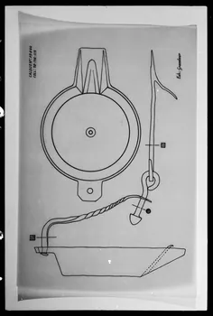 Nicaise photographie Lampe à un godet". A couvercle Ile-de-France, France 1975/6/1 Ph.1975.12.452 Photo