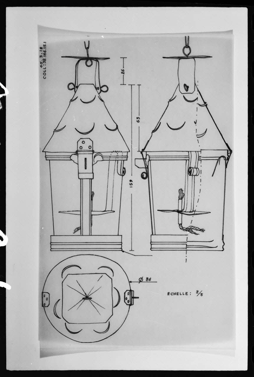 photographie Lanterne en tôle Ph.1975.12.475 Photo