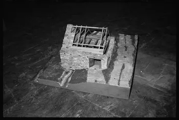 Réunion des musées nationaux - Grand Palais photographie Maquette du moulin à eau de la Vayssuère de Lunet France 1974/12/1 Ph.1975.4.181  Photo