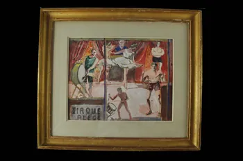 Max Jacob peinture Le cirque Plège 1900-1909 1996.38.1 Photo Mucem