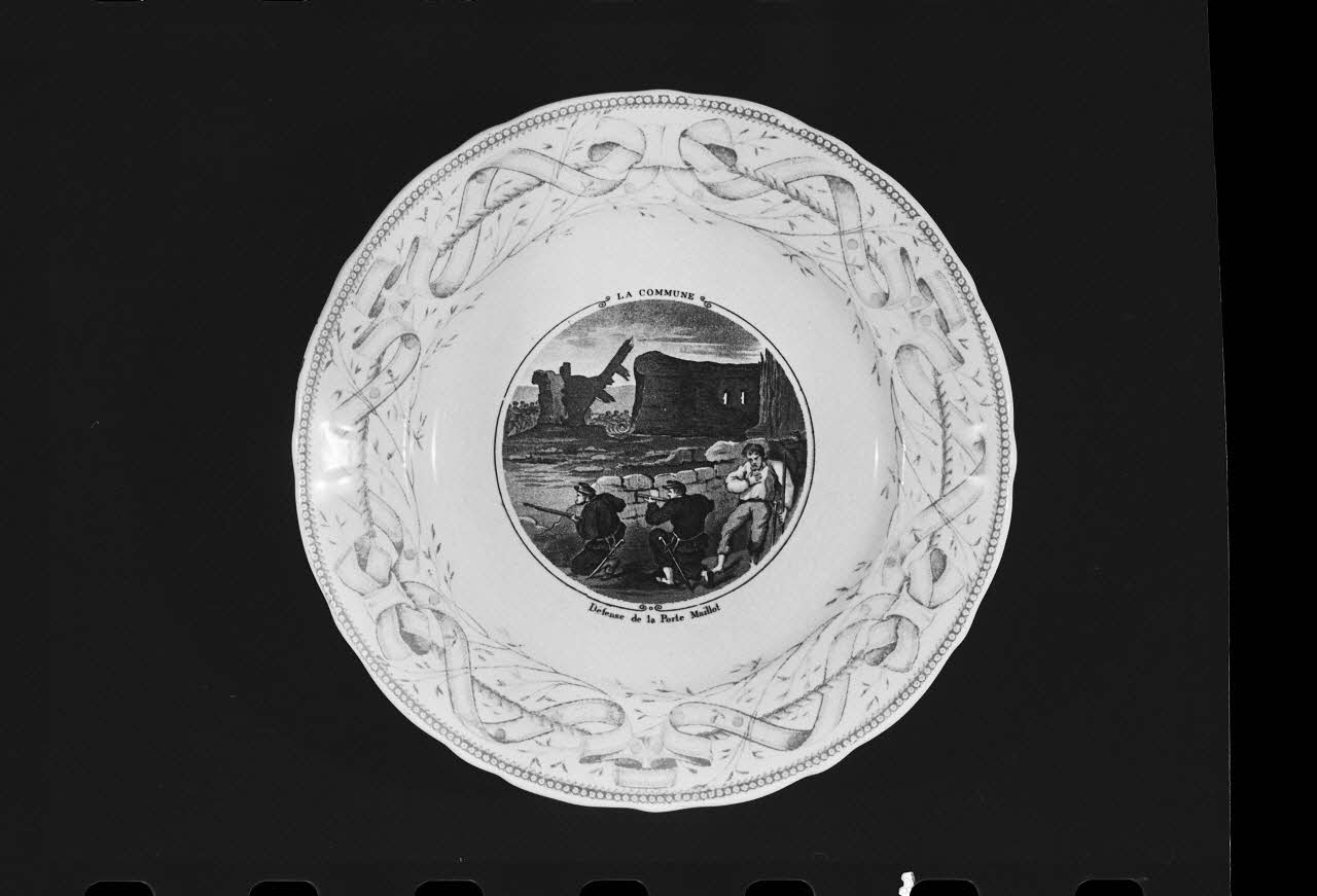 Marc Beaudenom photographie Assiette plate Rhône-Alpes, France 1979 Ph.1979.1.417 Photo