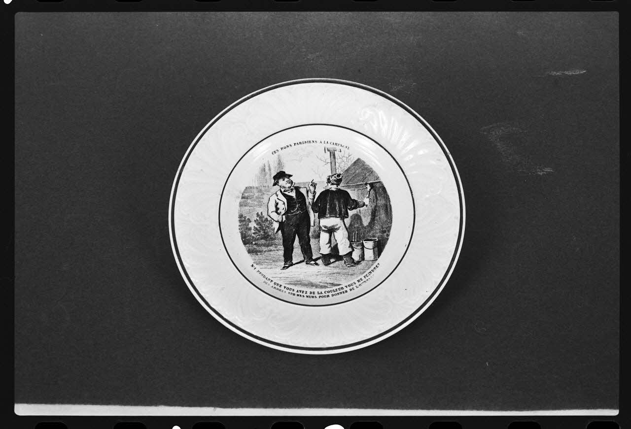 Marc Beaudenom photographie Assiette plate Rhône-Alpes, France 1979 Ph.1979.1.443 Photo