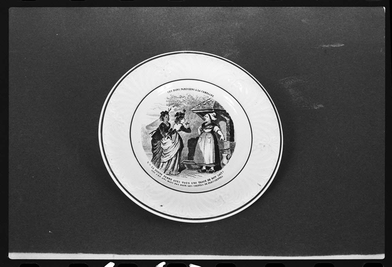 Marc Beaudenom photographie Assiette plate Rhône-Alpes, France 1979 Ph.1979.1.447 Photo