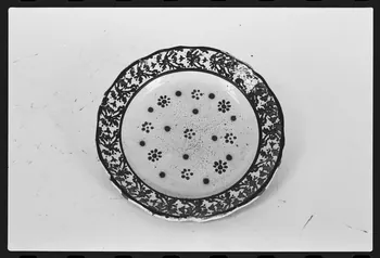 Marc Beaudenom photographie Assiette plate Rhône-Alpes, France 1979 Ph.1979.1.453 Photo