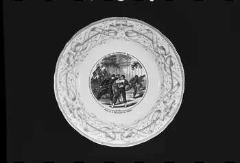Marc Beaudenom photographie Assiette plate Basse-Normandie, France 1979 Ph.1979.1.491 Photo