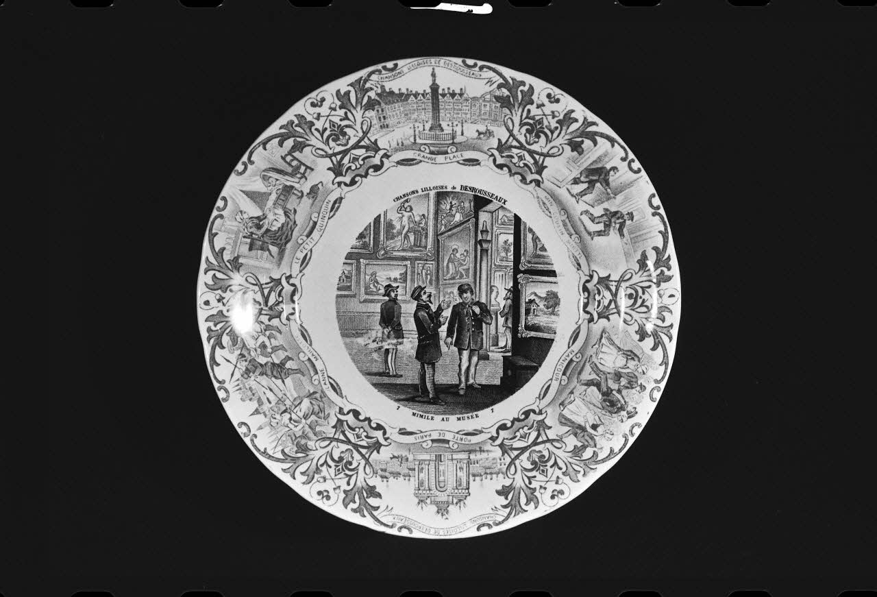 Marc Beaudenom photographie Assiette plate Provence-Alpes-Côte d'Azur, France 1979 Ph.1979.1.500 Photo