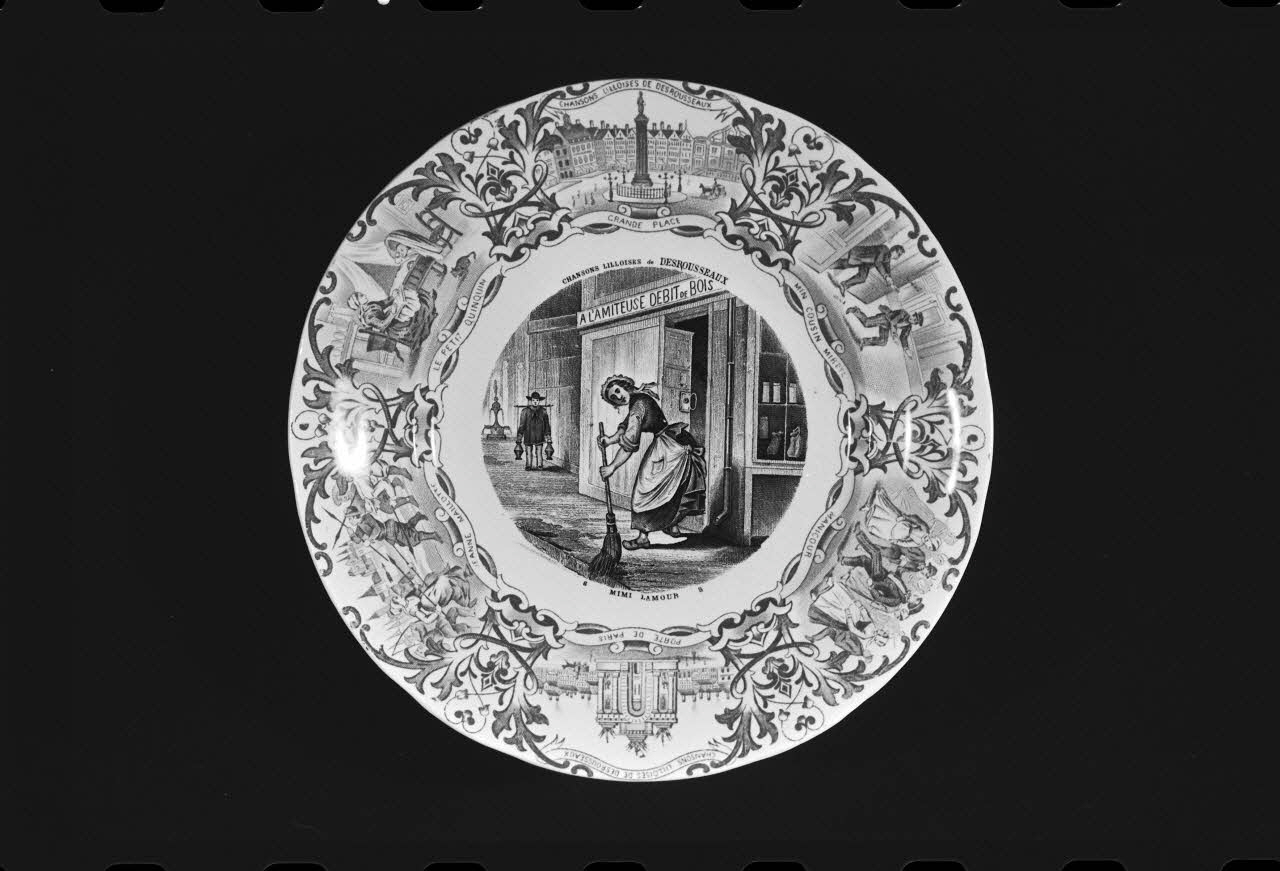 Marc Beaudenom photographie Assiette plate France 1979 Ph.1979.1.501 Photo