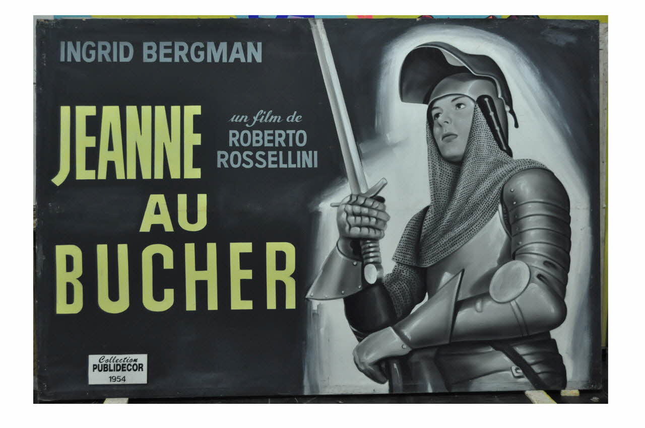 Publidécor affiche Jeanne au bûcher Île-de-France, France 1954 1998.94.1 Photo Mucem