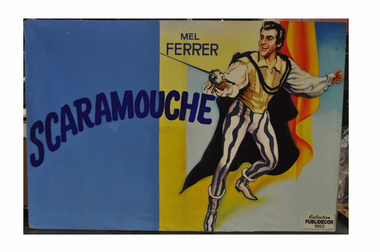 Publidécor affiche Scaramouche Île-de-France, France 1952 1998.94.2 Photo Mucem