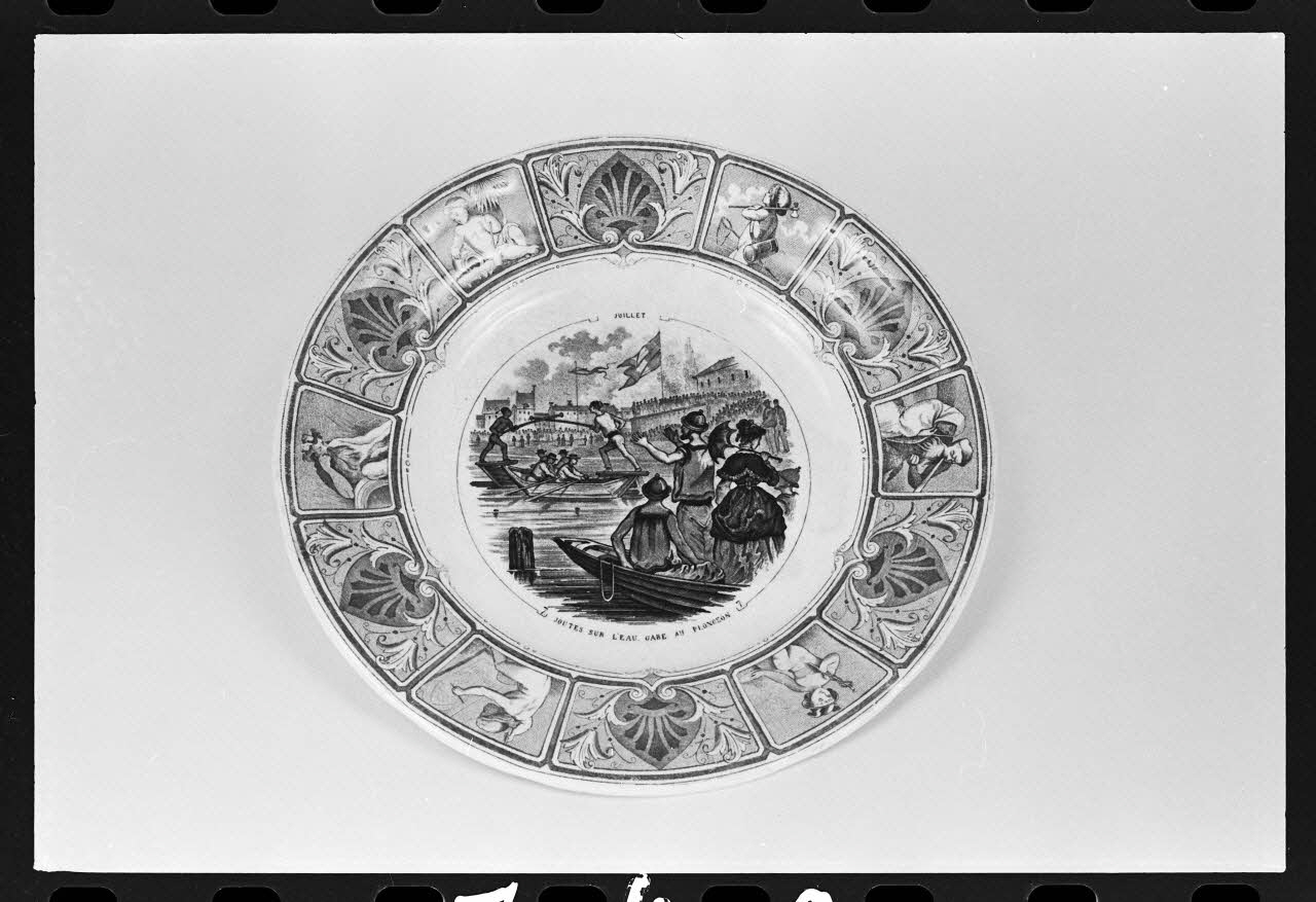 Marc Beaudenom photographie Assiette plate Ile-de-France, France 1979 Ph.1979.1.749 Photo