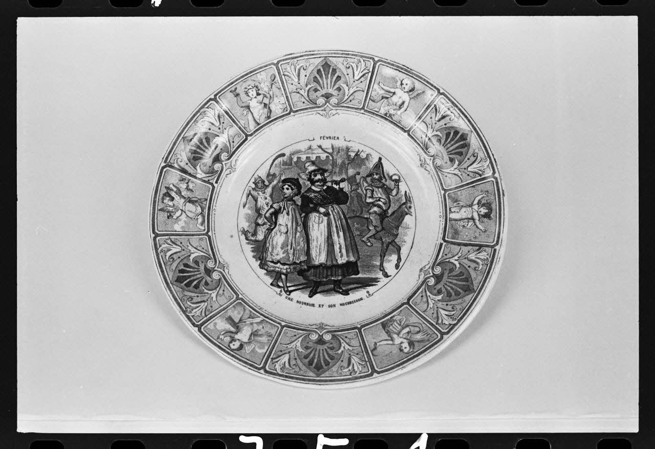 Marc Beaudenom photographie Assiette plate Ile-de-France, France 1979 Ph.1979.1.751 Photo