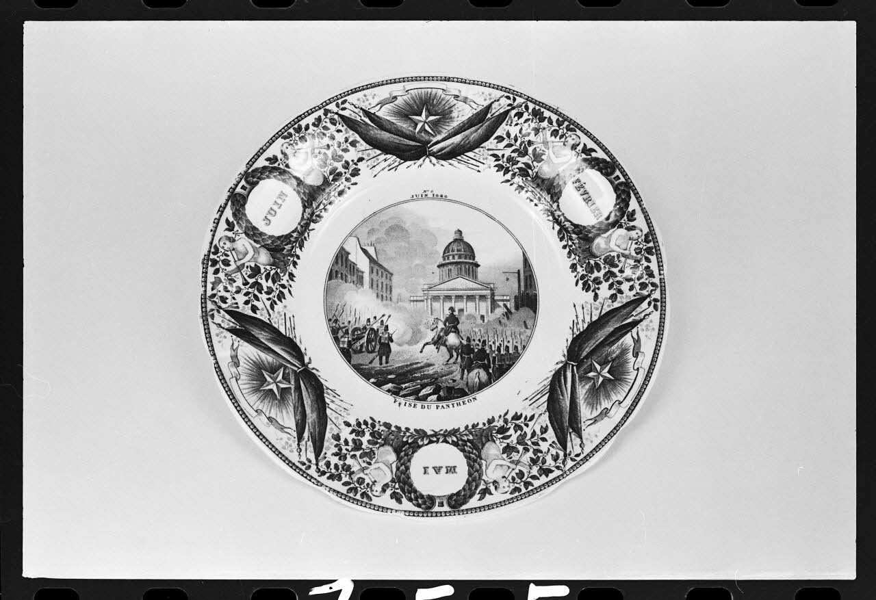 Marc Beaudenom photographie Assiette plate Ile-de-France, France 1979 Ph.1979.1.755 Photo