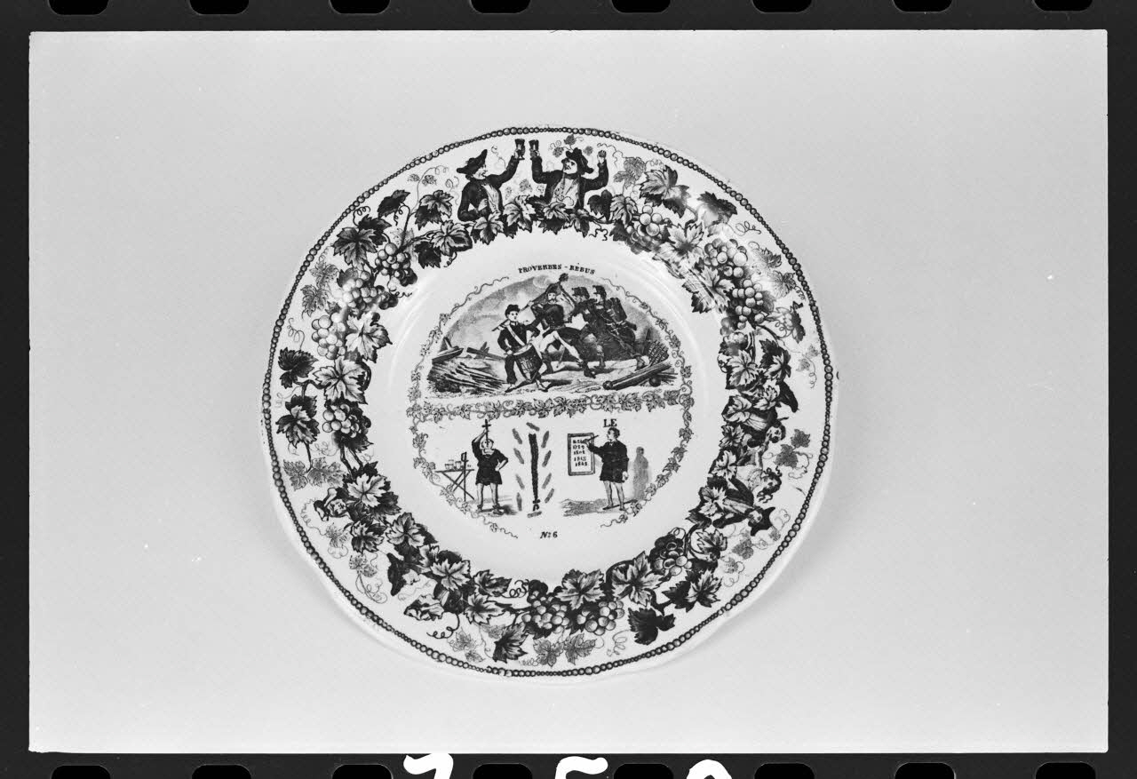 Marc Beaudenom photographie Assiette plate Ile-de-France, France 1979 Ph.1979.1.759 Photo