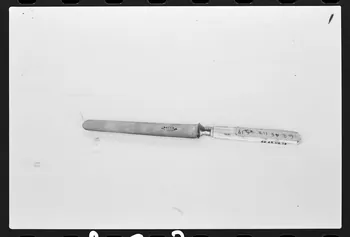 Marc Beaudenom photographie Couteau de table France 1979 Ph.1979.1.897  Photo