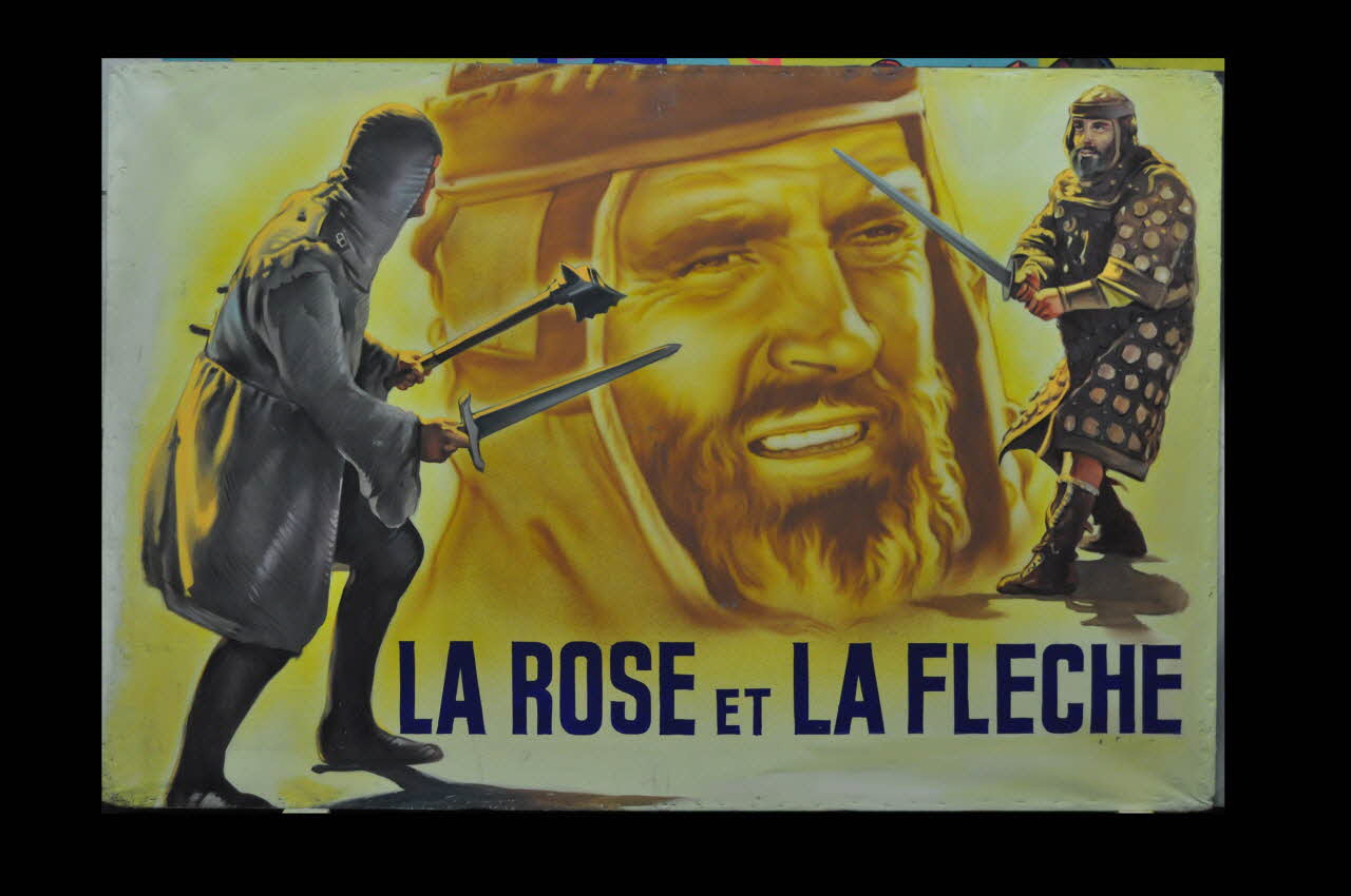 Publidécor toile peinte La rose et la flèche Île-de-France, France 1975 1999.60.1 Photo Mucem