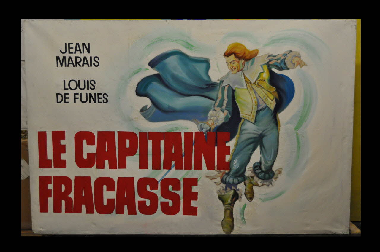 Publidécor toile peinte Le capitaine Fracasse Île-de-France, France 1960-1961 1999.60.2 Photo Mucem