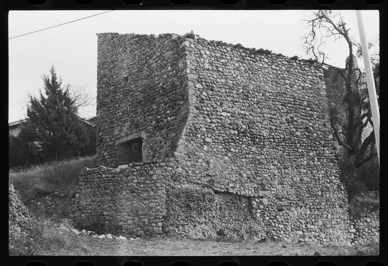 photographie Mur : roche en place et parement Ph.1979.314.2 Photo