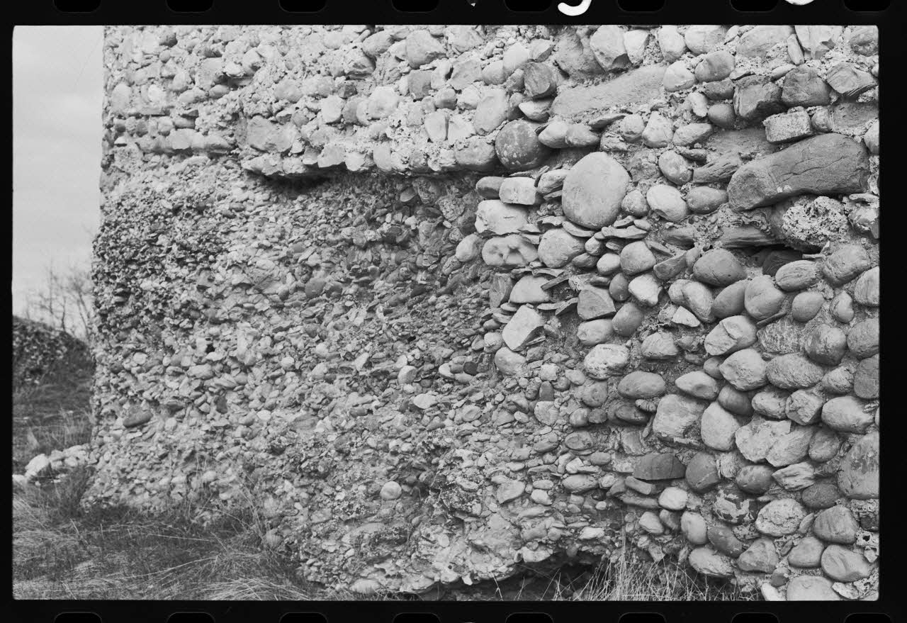 photographie Mur : roche en place et parement Ph.1979.314.3 Photo